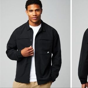 Fabletics Men's Classic Black Shirt Jacket